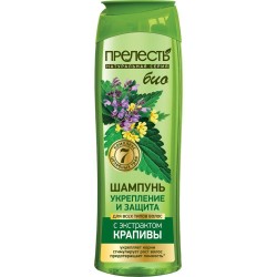 Шампунь Прелесть Био Укрепление и защита для всех типов волос с экстрактом крапивы 250 мл