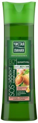 Шампунь Чистая линия Питание и уход для волос требующих особого ухода на отваре трав и миндальным маслом 250 мл