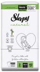 Подгузники, Sleepy (Слипи) 3-6 кг р. 2 42 шт Натурал Джамбо