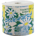 Туалетная бумага, 1 шт Ромашка без втулки