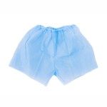 Трусы процедурные, р. 54-56 25 г/м2 38 см модель №1 укороченные с разрезом (для колоноскопии/колонотерапии) нестерильные голубые