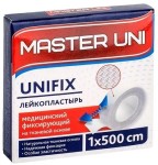 Лейкопластырь, Master Uni (Мастер Юни) р. 1смх500см 1 шт Юнификс на тканевой основе